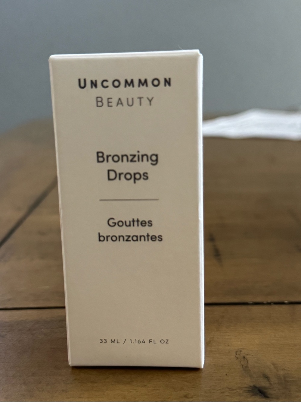Uncommon Bronzing Drops - Cream White Box